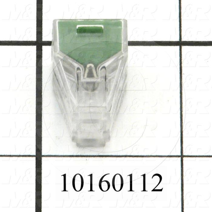 Wire Connector, Pushwire, 16AWG Minimum Wire Size, 12AWG Maximum Wire Size, Stranded Wire, 4 Conductors