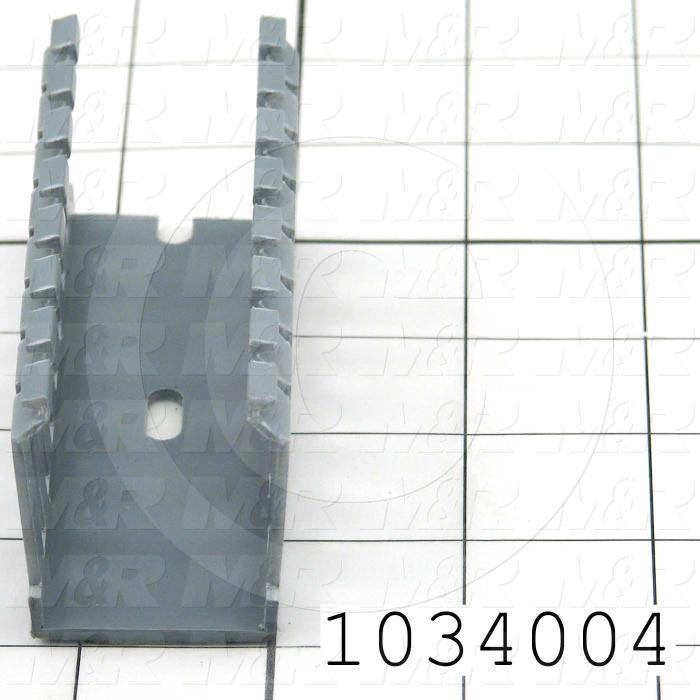 Wire Duct, 1" Width, 1.5" Depth, Gray