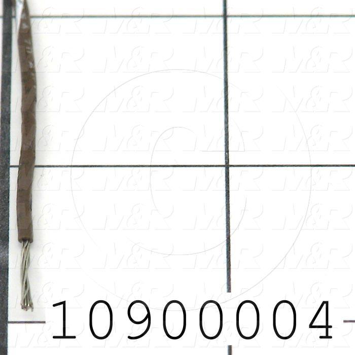 Wire, Hook-Up, 20AWG, Brown/White