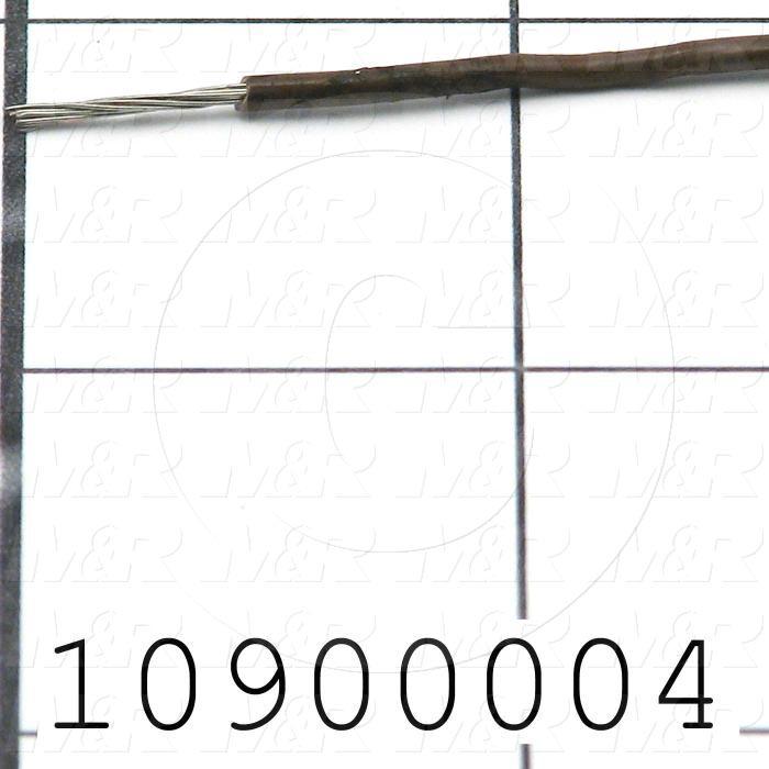 Wire, Hook-Up, 20AWG, Brown/White