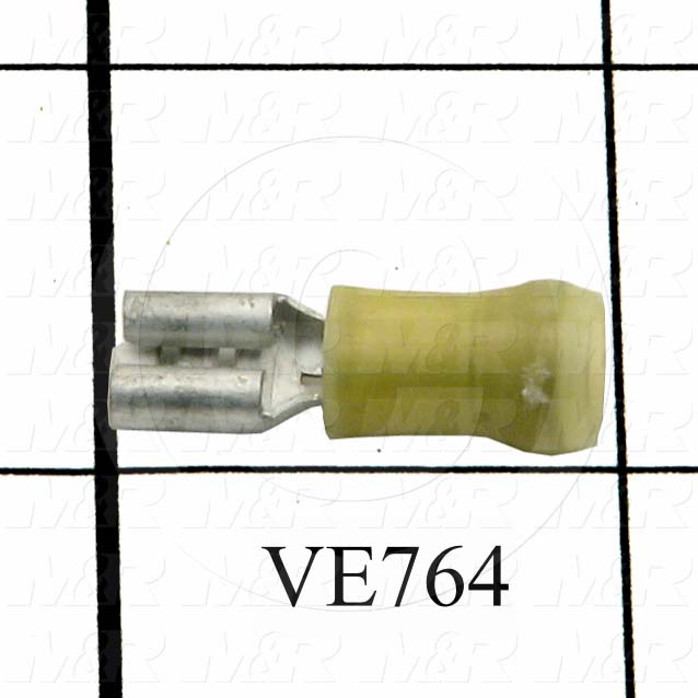 Wire Terminal, Female, Wire Range 12-10AWG