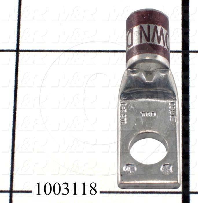 Wire Terminal, Lugs, Wire Range 2AWG, #5/16" Stud Size