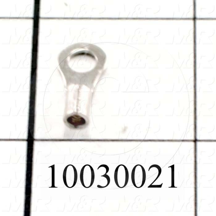 Wire Terminal, Ring, Wire Range 16-14AWG, #8 Stud Size