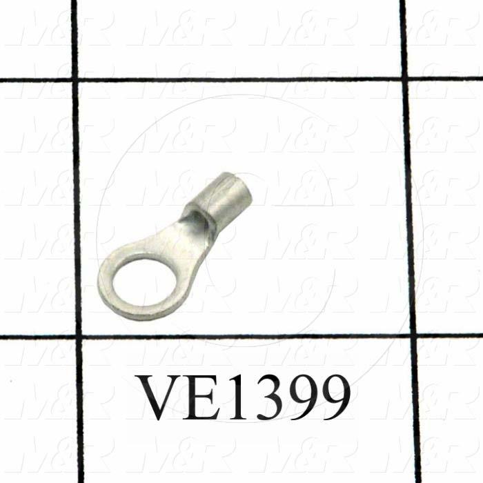 Wire Terminal, Ring, Wire Range 22-16AWG, #10 Stud Size