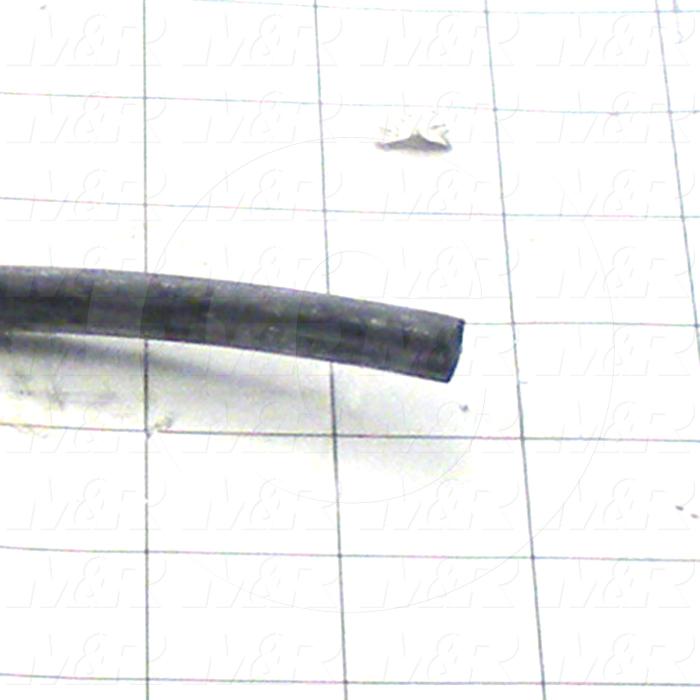 Wire, tfn solid, 10AWG, Black, 40KV