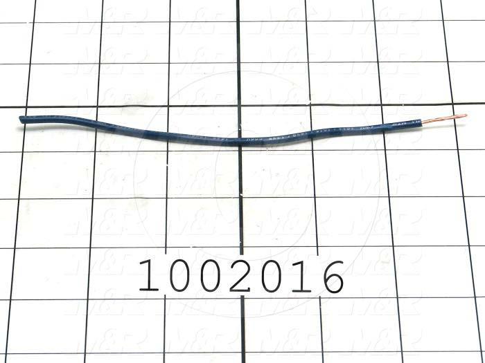 Wire, tfn solid, 18AWG, Blue