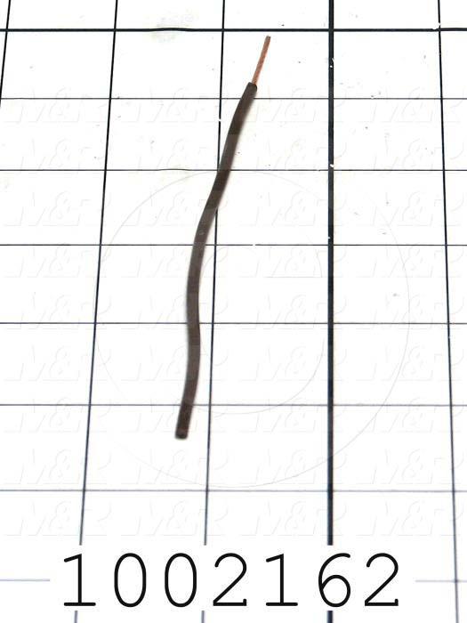 Wire, tfn solid, 18AWG, Brown