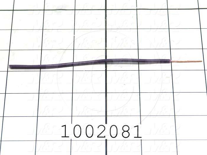 Wire, tfn solid, 18AWG, Violet