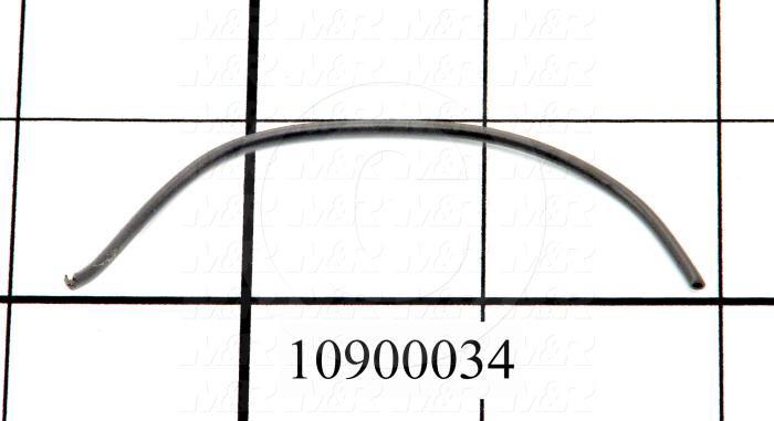 Wire, tfn solid, 20AWG, Black