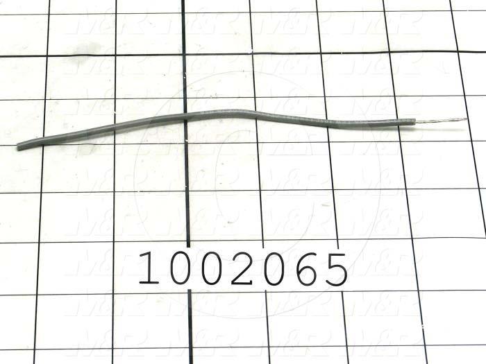 Wire, tfn solid, 20AWG, Gray, 150ºC